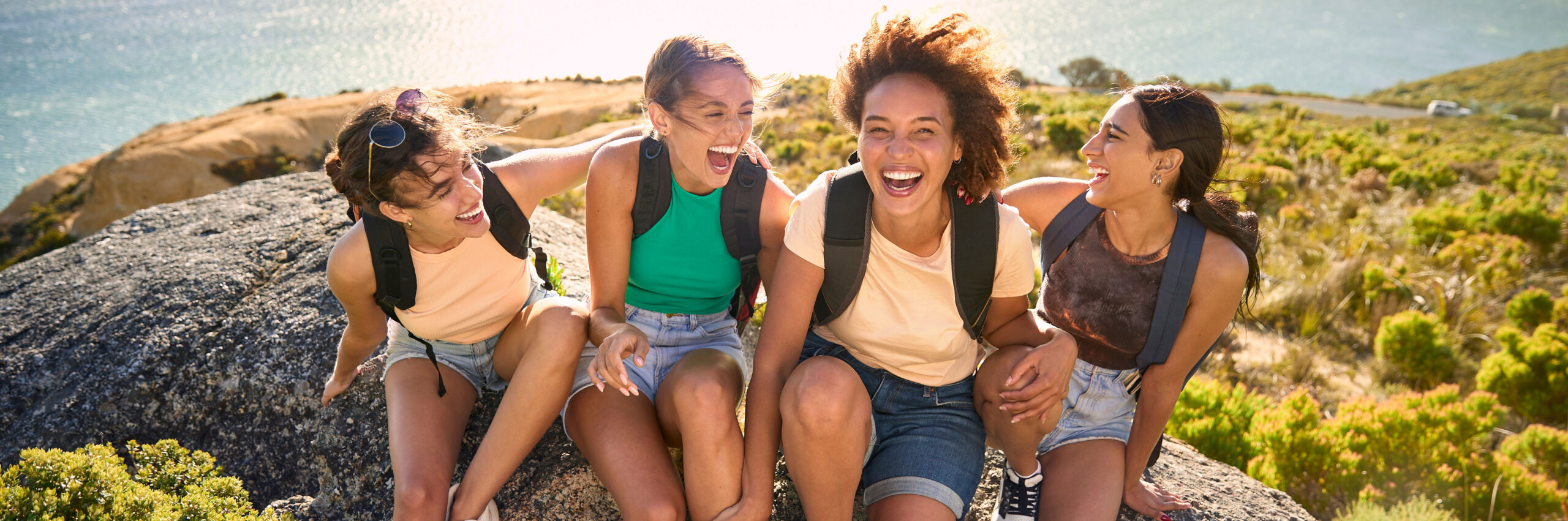 Four Women Taking a Hiking Break | Egg Freezing Costs | Ember Fertility Center | Orange County, CA